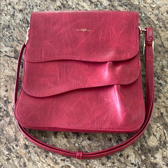 Espe Handbags - BOGO Red faux Leather Crossbody Bag